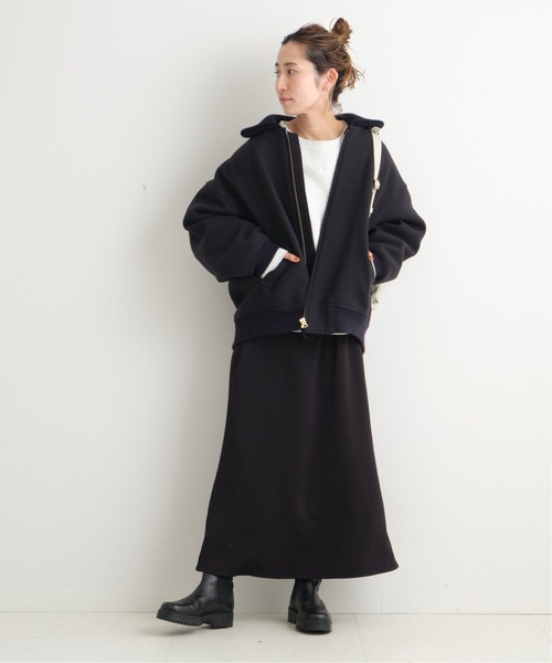 FRAMeWORK（フレームワーク） ジップアップブルゾン - ネイビー