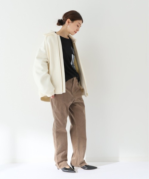 FRAMeWORK（フレームワーク） ジップアップブルゾン - ネイビー