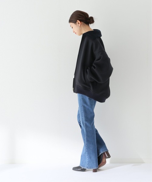 FRAMeWORK（フレームワーク） ジップアップブルゾン - ネイビー