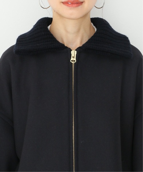 FRAMeWORK（フレームワーク） ジップアップブルゾン - ネイビー