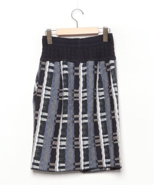 「iliann loeb」 ニットスカート - ネイビー レディース_画像2