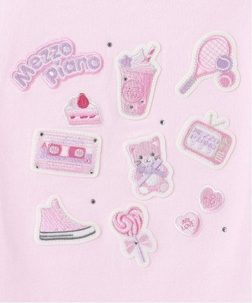 セール】ステッカーアップリケ 半袖Tシャツ（Tシャツ/カットソー
