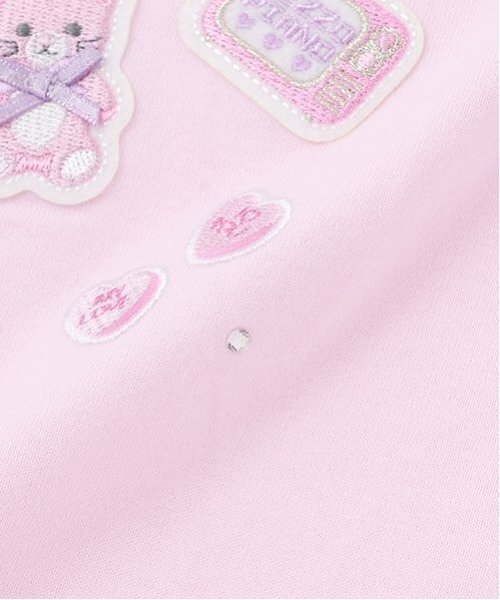 セール】ステッカーアップリケ 半袖Tシャツ（Tシャツ/カットソー