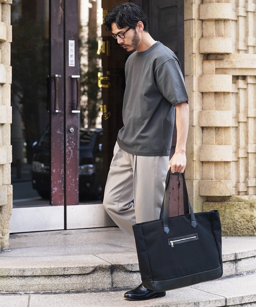 JIGGYS SHOP（ジギーズショップ） トートバッグ キャンバスxPUレザー