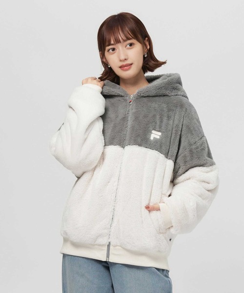 【未使用】FILA レディース ジャケット Mサイズ FILA（フィラ） ブルゾン M グレー レディース : ZOZOTOWN Yahoo!店