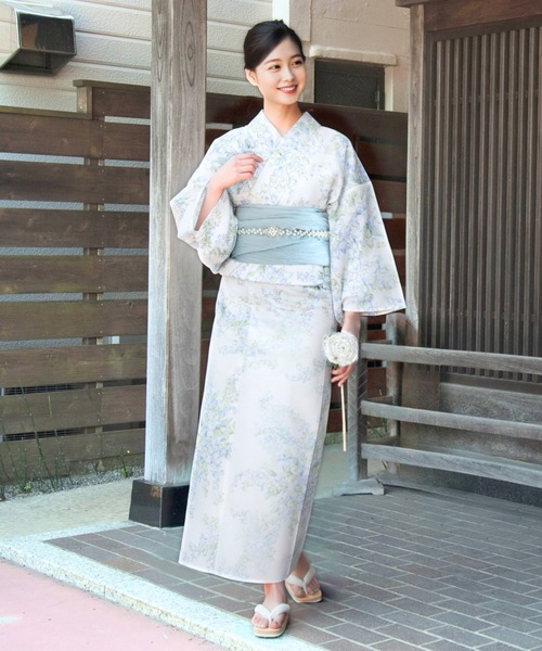 CELEN ゆかた 浴衣 「下駄付き/兵児帯ゆかた5点セット」浴衣・兵児帯