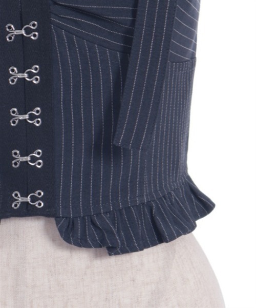 axes femme（アクシーズ ファム） ベスト ジレ コルセット風デザイン