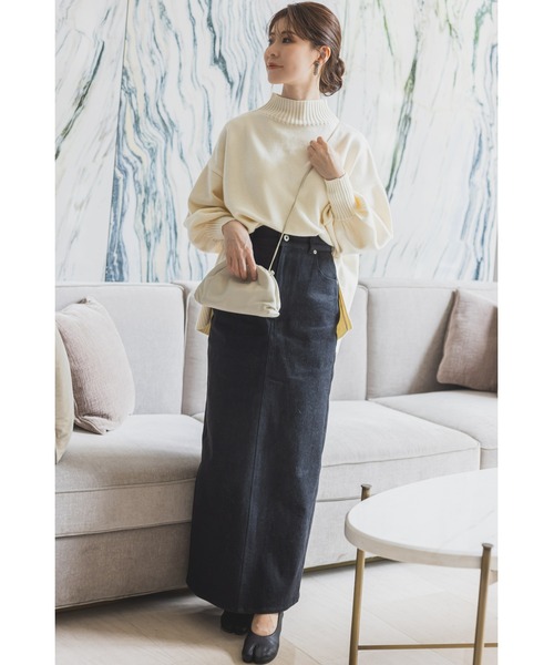 「&. NOSTALGIA」 長袖ニット M ブラック レディース_画像2