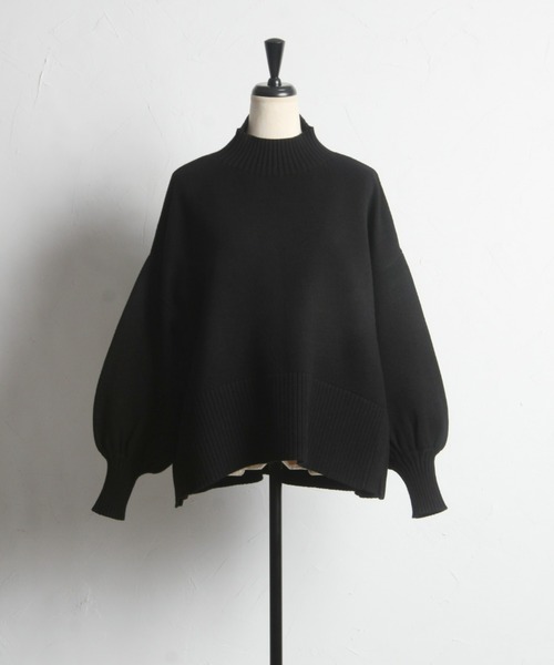 「&. NOSTALGIA」 長袖ニット M ブラック レディース_画像8