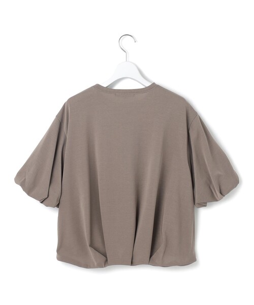 【WEB＆一部店舗限定/接触冷感】ツイストコットンプレーティング バルーンスリーブ カットソー 23区｜【WEB&一部店舗限定/接触冷感】ツイストコットンプレー