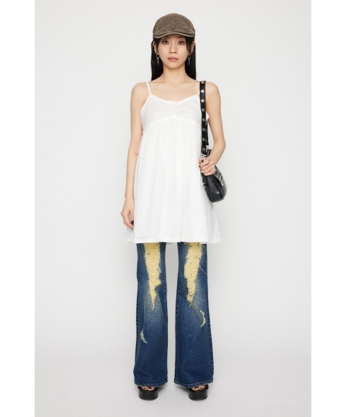 ラグアジェム COTTON LIKE RIBON ワンピース LAGUA GEM | COTTON LIKE RIBON ワンピース (ワンピース(ミニ