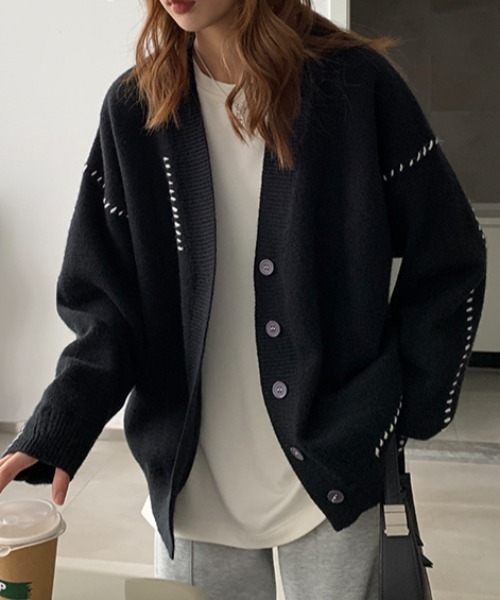 Vipoa」 ニットカーディガン FREE ホワイト レディース : ZOZOTOWN