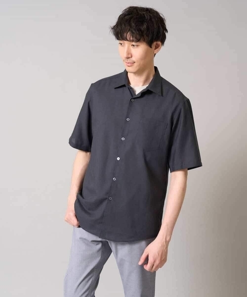 a.v.v（アー・ヴェ・ヴェ） シャツ 半袖 「接触冷感/イージーケア/速乾