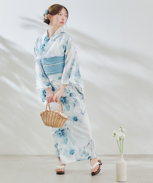 sugar nine 浴衣 一人で簡単に着付けができる セパレート浴衣4点セット