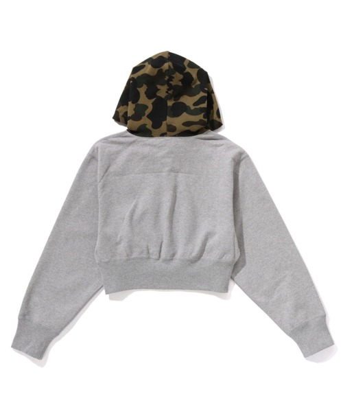 「A BATHING APE」 プルオーバーパーカー SMALL グレー レディース
