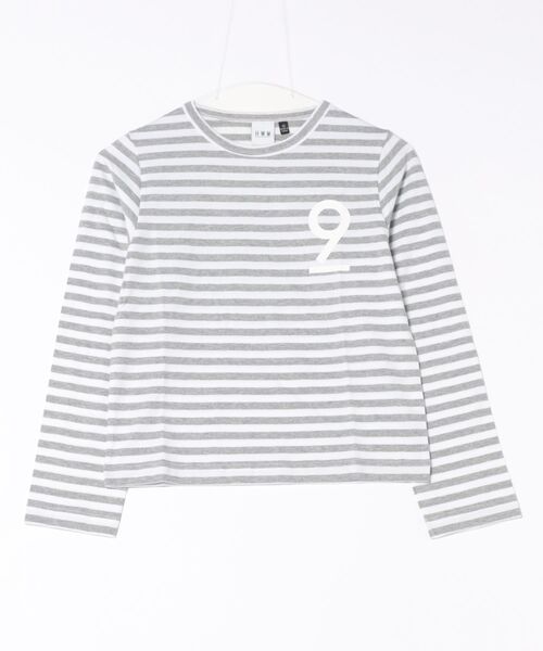tシャツ 「z」「HOLLYWOOD MADE」UNDER 9 BORDER ロンT レディース
