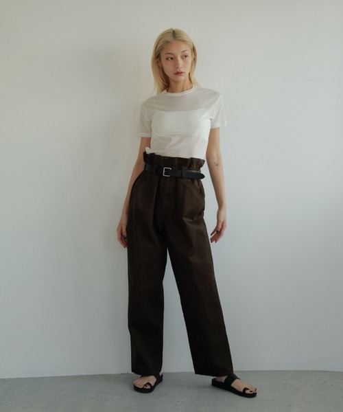 anuke　タックパンツ　定価15400円　レディース36 anuke パンツ Waist Tuck Pants レディース : ZOZOTOWN Yahoo!店