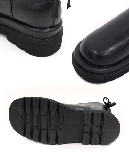 DONOBAN（ドノバン） ブーツ バックリボンミドルブーツ レディース