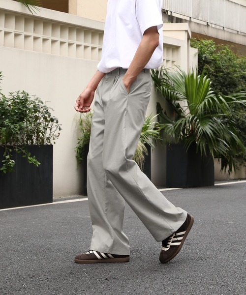 Cloudstyle ワイドパンツ スラックス 「Cloudstyle」コットン リネン