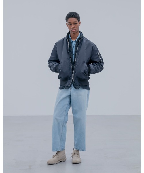 uniform experiment ワイドパンツ ジーンズ WASHED DENIM BOLD-FIT 