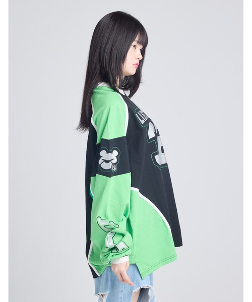 tシャツ /little sunny bite/numbering long tee レディース メンズ Little sunny bite tシャツ 「little bite」numbering long tee