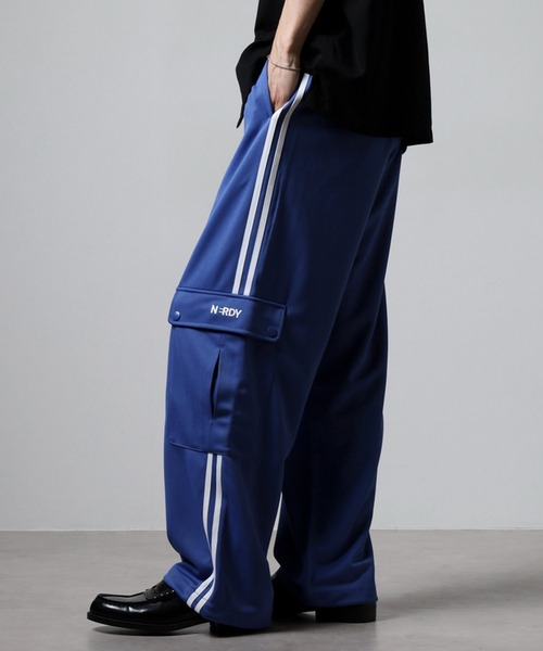 セカンドバッカー　トラックパンツ 　ネイビー　廃盤 セカンドバッカー トラックパンツ ネイビー 廃盤 NERDY パンツ カーゴ