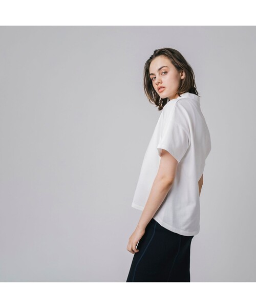 「LACOSTE」 半袖ポロシャツ 38 ホワイト レディース
