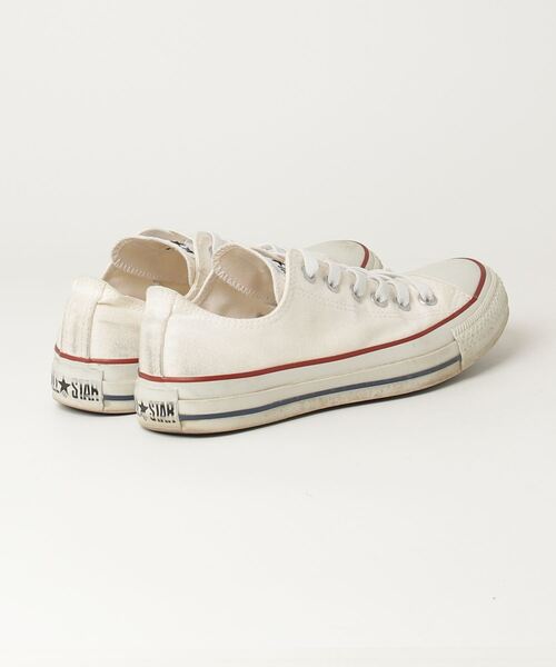 「CONVERSE」 ローカットスニーカー 24.5cm ホワイト レディース