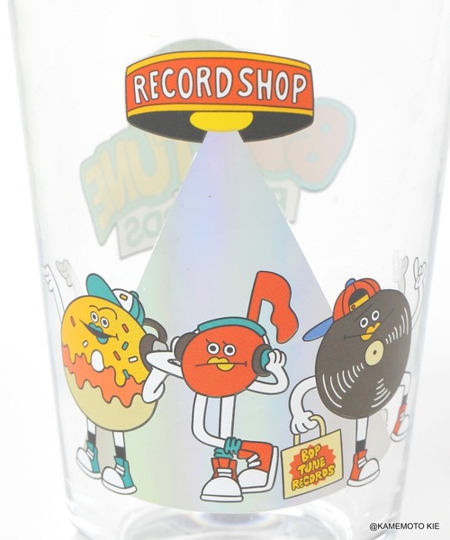 niko and…（ニコアンド） タンブラー 「BOP TUNE RECORDS」グラス/容量