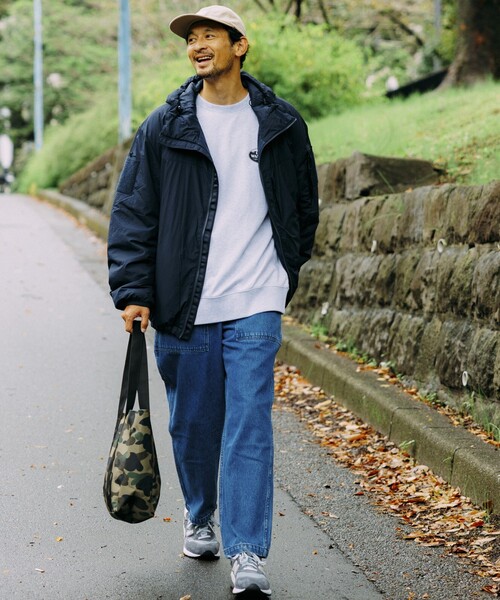 「GUNG HO」 デニムパンツ LARGE ダークブラック メンズ