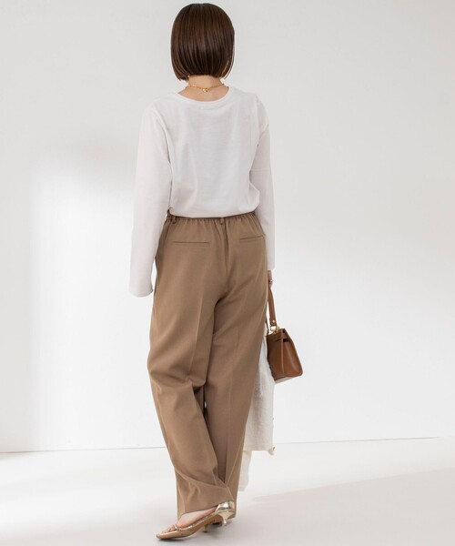 「NOLLEY'S」 長袖カットソー 38 ベージュ レディース