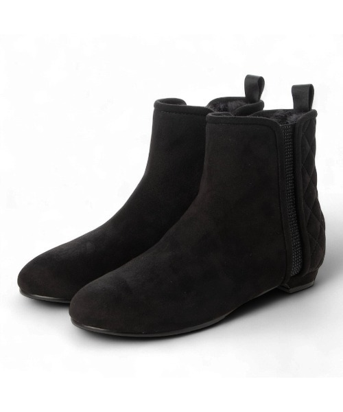 Riz raffinee（リズ ラフィーネ） ブーツ ビジュー付きキルティング