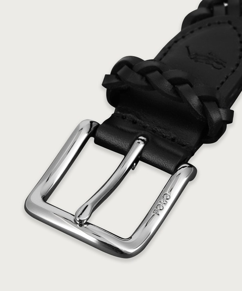 POLO RALPH LAUREN ベルト レザー 30mm メッシュベルト メンズ