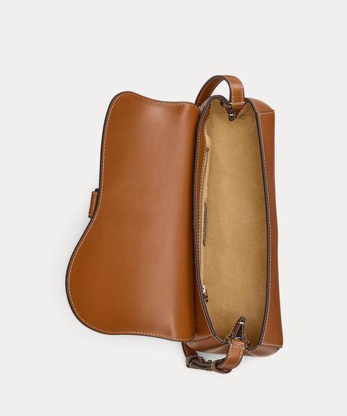 (取寄) ローレン ラルフローレン レディース スエード レザー ミディアム ターシャ イースト-ウエスト ショルダー バッグ Lauren Ralph Lauren women Suede Leather Medium Tasha East-west Shoulder Bag Dark Hickory LAUREN RALPH LAUREN（ローレン ラルフローレン） ハンドバッグ レザー