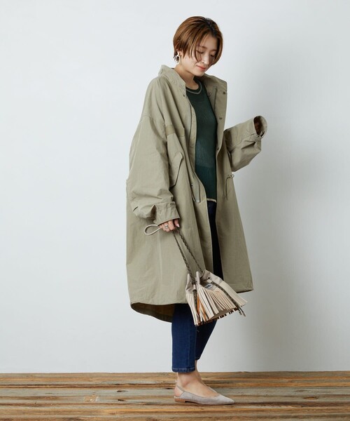 FREAK'S STORE（フリークスストア） モッズコート フリ- ベージュ