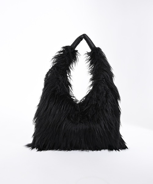 Narcissus（ナルシス） トートバッグ 「大容量」ファーショルダー