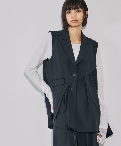 UNITED TOKYO（ユナイテッドトウキョウ） ベスト ジレ バイアスカット