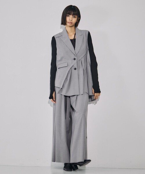 UNITED TOKYO（ユナイテッドトウキョウ） ベスト ジレ バイアスカット