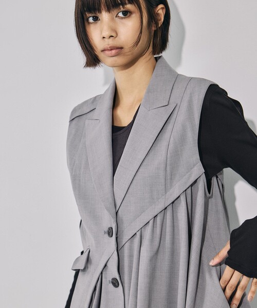 UNITED TOKYO（ユナイテッドトウキョウ） ベスト ジレ バイアスカット