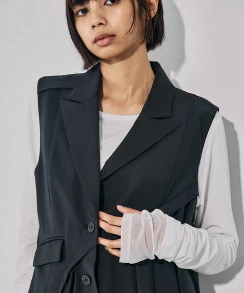 UNITED TOKYO（ユナイテッドトウキョウ） ベスト ジレ バイアスカット