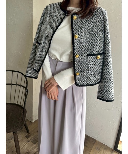 fifth（フィフス） ジャケット テーラードジャケット ノーカラー