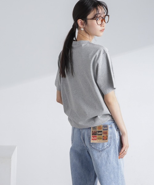 「Champion」 半袖Tシャツ M グレー レディース_画像3