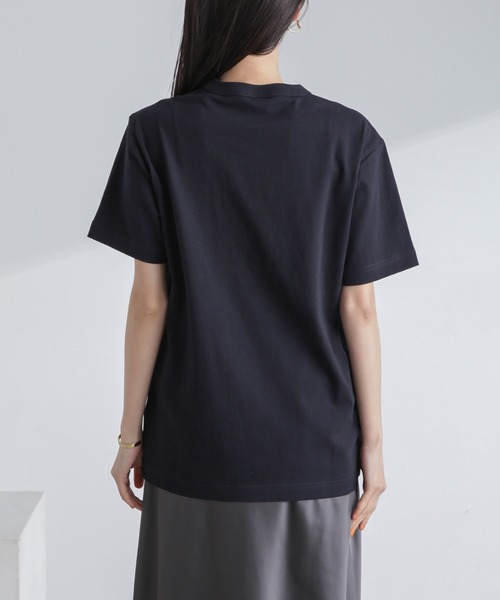 「Champion」 半袖Tシャツ M グレー レディース_画像9