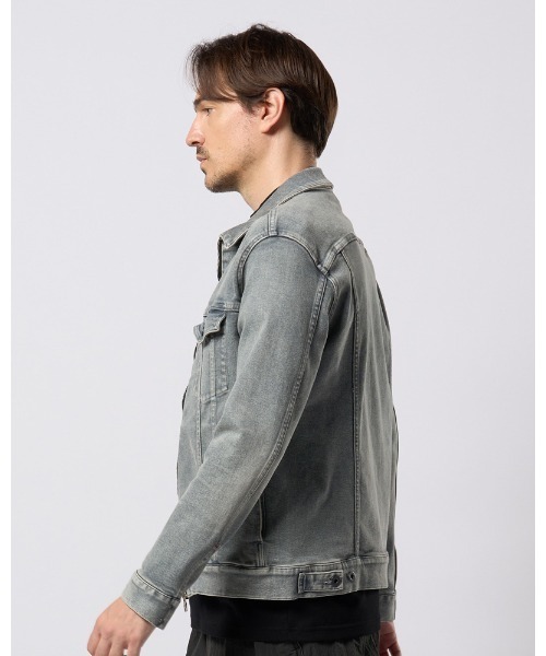 ブルゾン アウター denim zip blouson メンズの画像