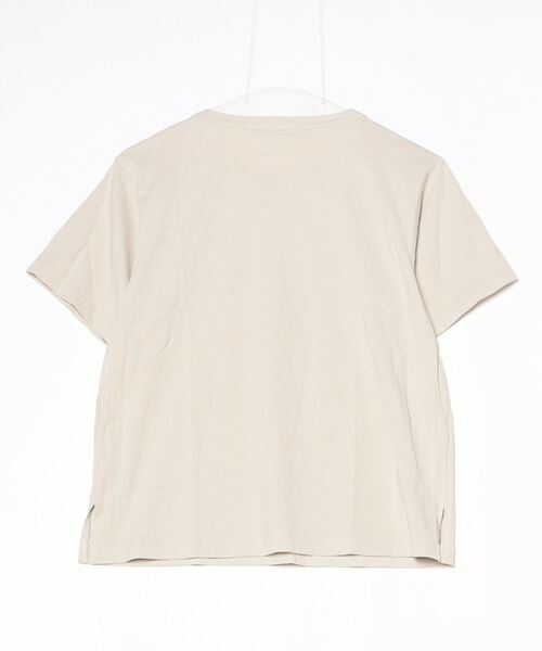 「mat quotidien」 半袖Tシャツ FREE ベージュ レディース_画像2