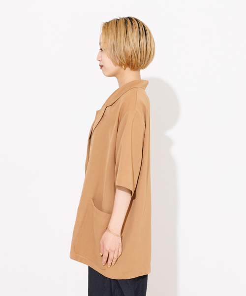 「NOMINE」 テーラードジャケット フリー ベージュ レディース_画像4