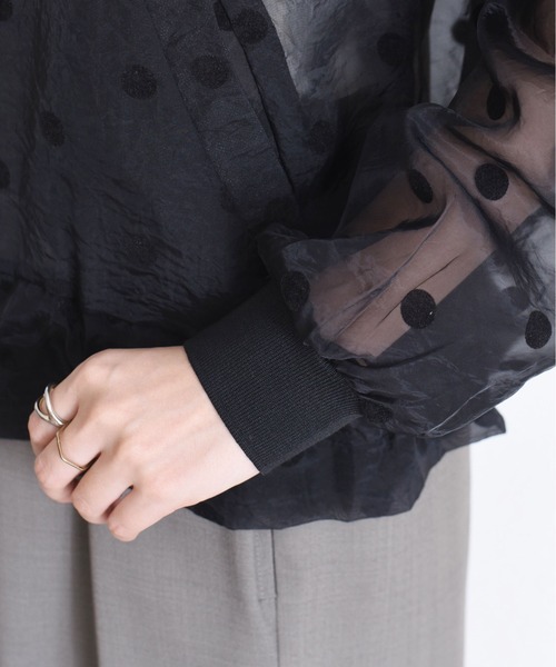 「Eimee Law」 ジップアップブルゾン 38 ダークベージュ レディース_画像7