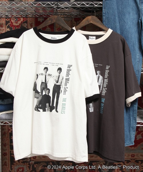 The Beatles 半袖Tシャツ L ホワイト メンズ : ZOZOTOWN Yahoo!店