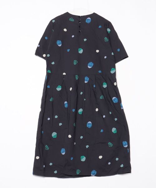 「chambre de charme」 半袖ワンピース FREE ネイビー レディース_画像2
