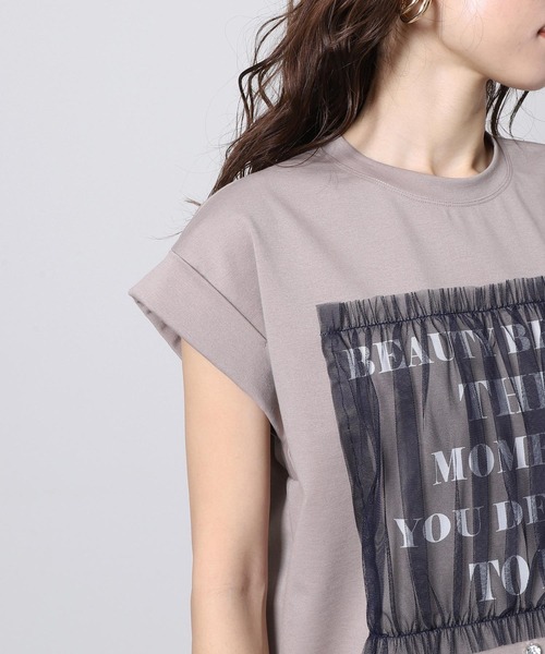 「Re.Verofonna」 半袖カットソー MEDIUM グリーン レディース_画像7